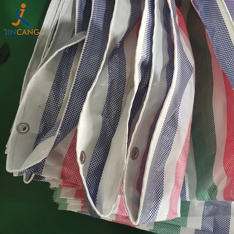 110 g/m² Streifen-PE-Planenrolle