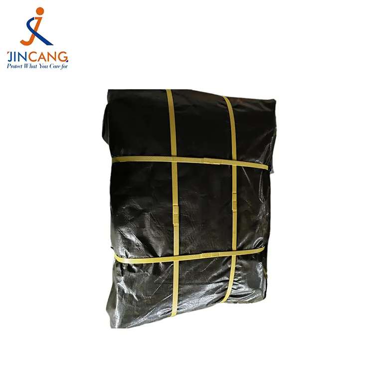 130g schwarze Jungfrau Pe Tarpaulin
