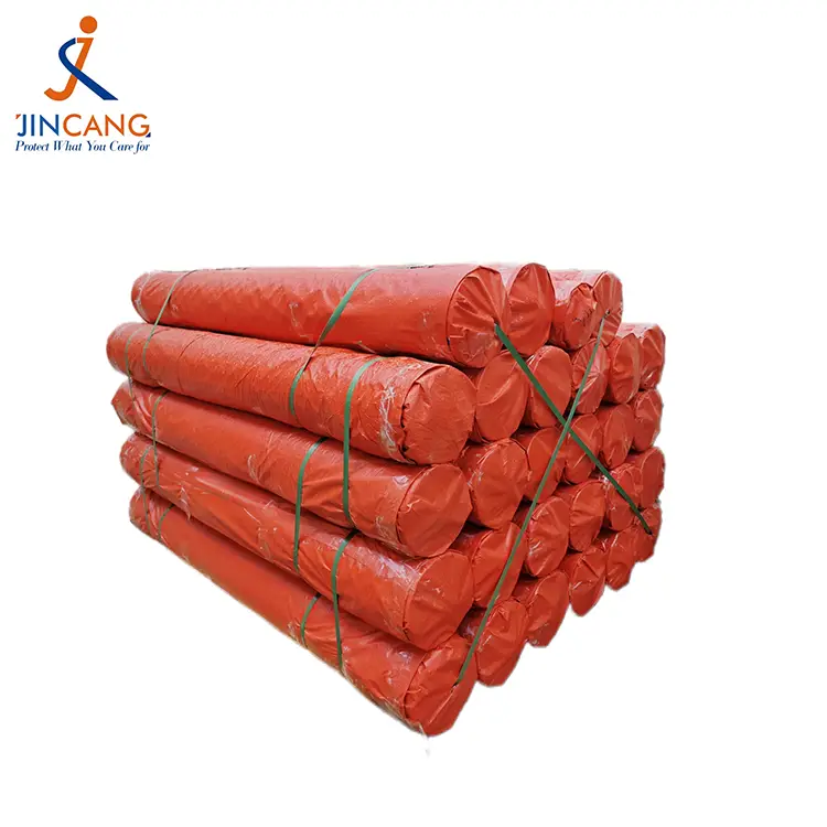 150 GSM Orange Pe Tarpaulin Roll