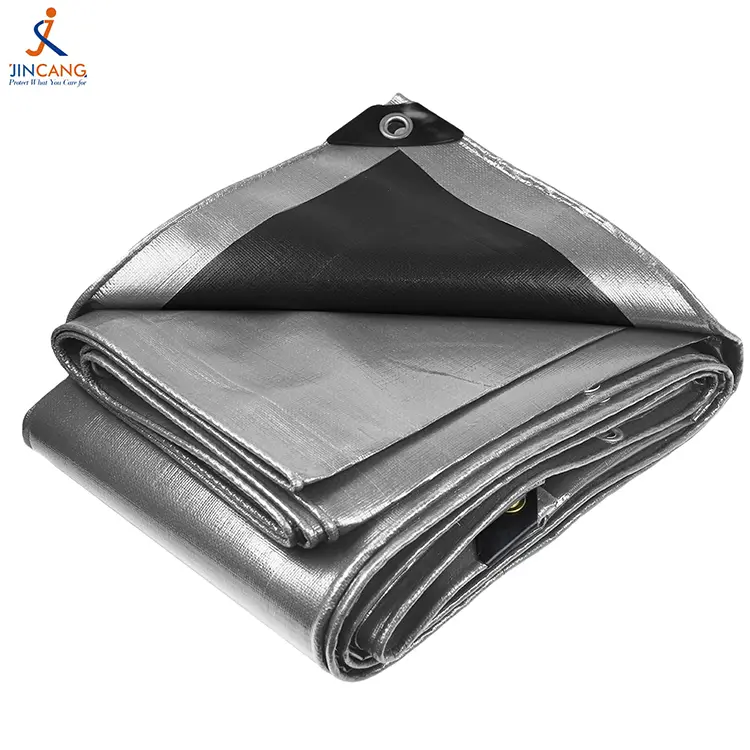 Schwarz Silver 240 Virgin Pe Tarpaulin