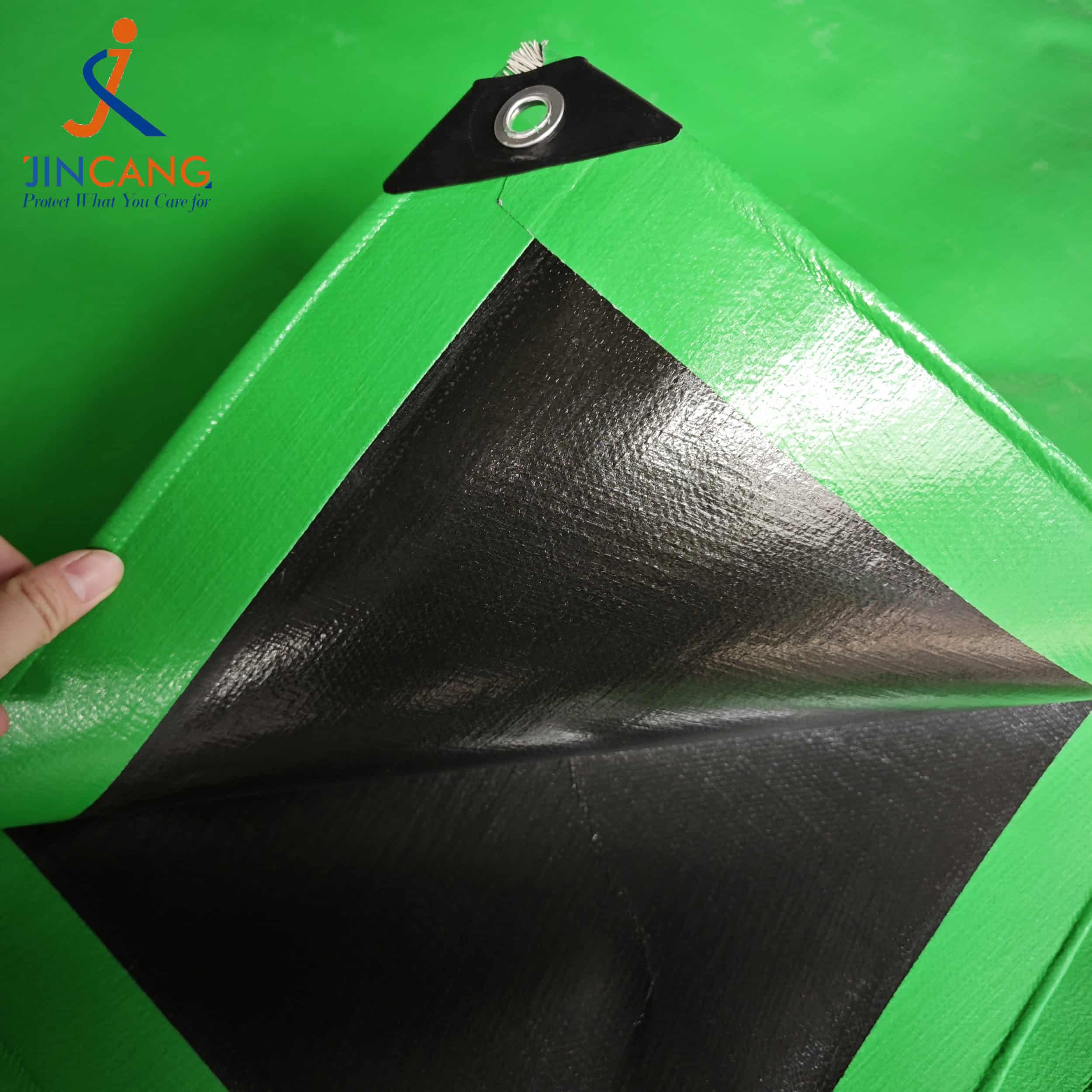 Grasgrüne 300 g/m² reine PE-Plane Grasgrüne 300 g/m² reine PE-Plane